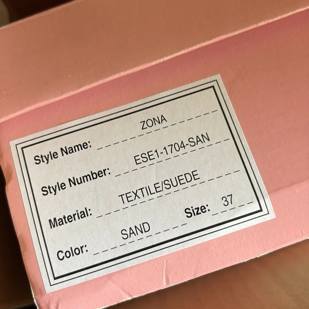 INTENTIONALLY BLANK Tan Platform Strap Sandals